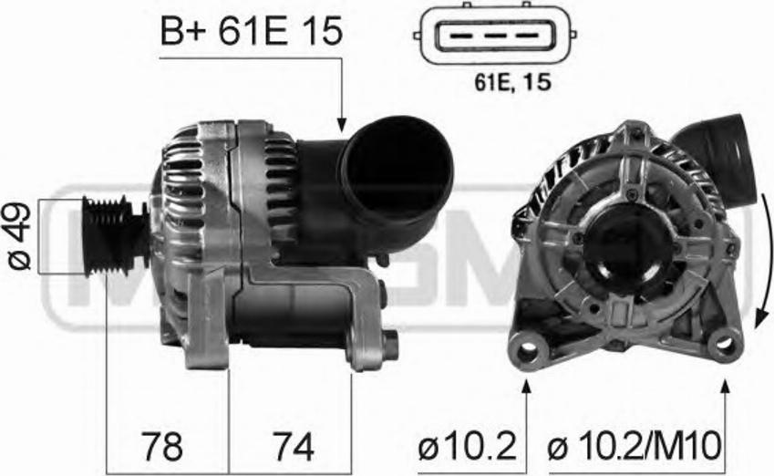 Messmer 210164 - Alternatore autozon.pro