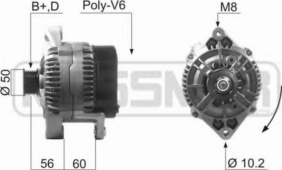 Messmer 210165 - Alternatore autozon.pro