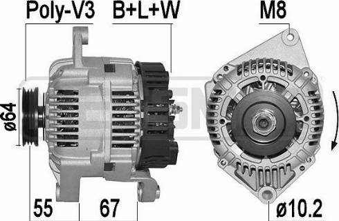 Messmer 210166A - Alternatore autozon.pro