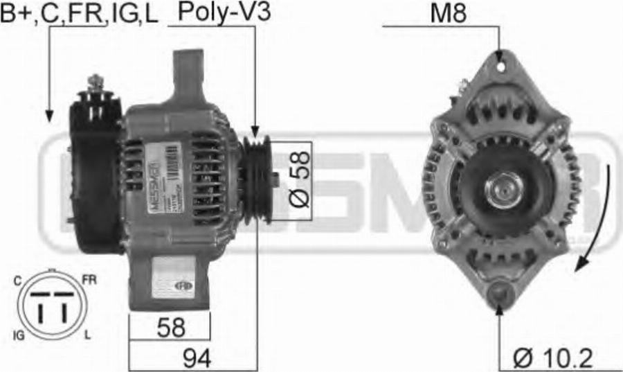 Messmer 210119 - Alternatore autozon.pro