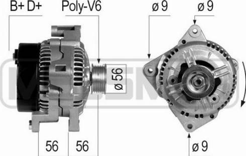 Messmer 210181A - Alternatore autozon.pro