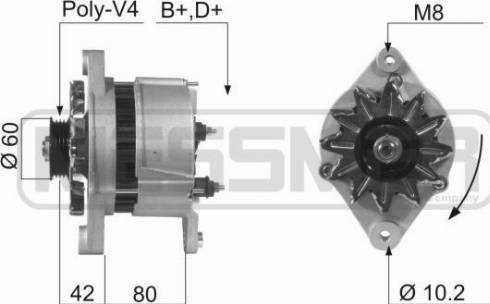 Messmer 210182A - Alternatore autozon.pro