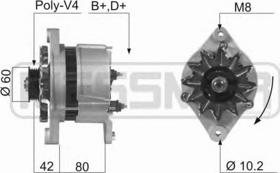 Messmer 210182 - Alternatore autozon.pro