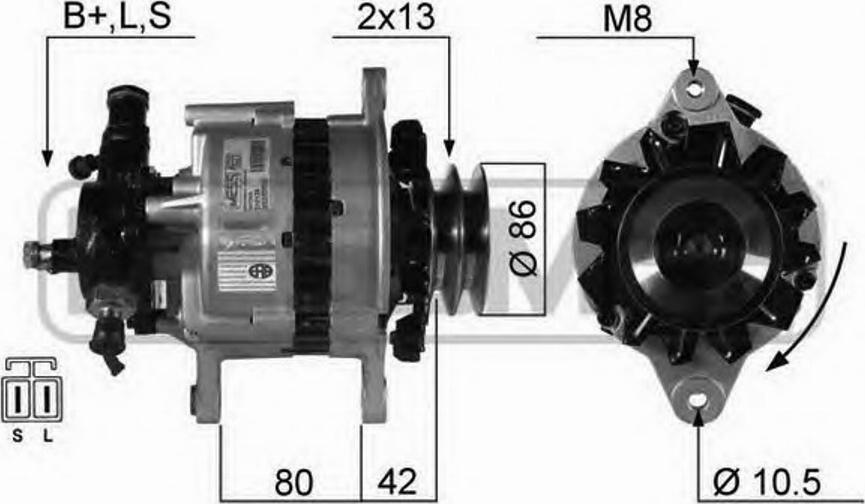 Messmer 210135 - Alternatore autozon.pro