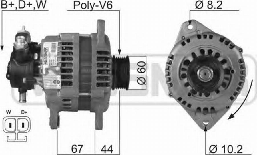 Messmer 210131 - Alternatore autozon.pro