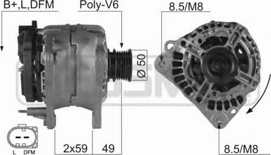 Messmer 210138 - Alternatore autozon.pro