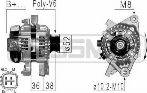 Messmer 210840 - Alternatore autozon.pro