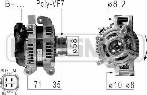 Messmer 210842 - Alternatore autozon.pro