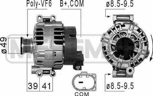 Messmer 210855A - Alternatore autozon.pro