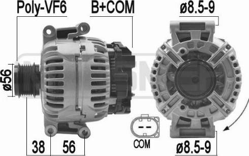 Messmer 210850 - Alternatore autozon.pro