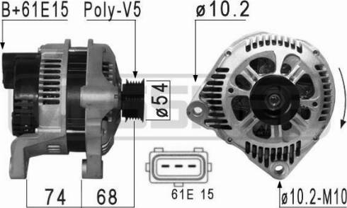 Messmer 210868A - Alternatore autozon.pro