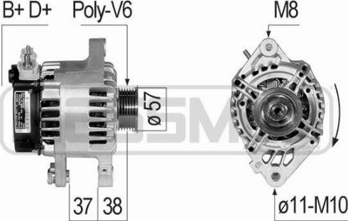 Messmer 210830A - Alternatore autozon.pro