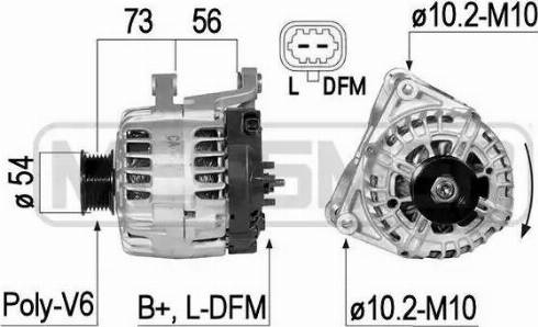 Messmer 210832 - Alternatore autozon.pro