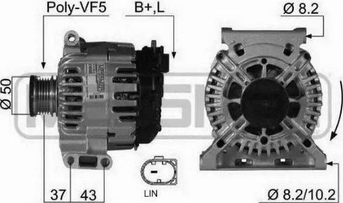 Messmer 210395 - Alternatore autozon.pro