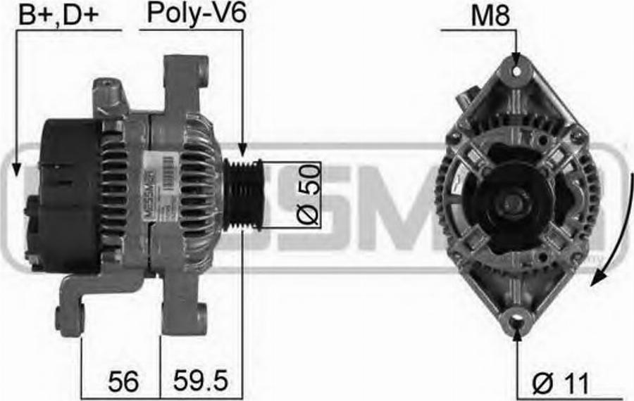 Messmer 210349 - Alternatore autozon.pro