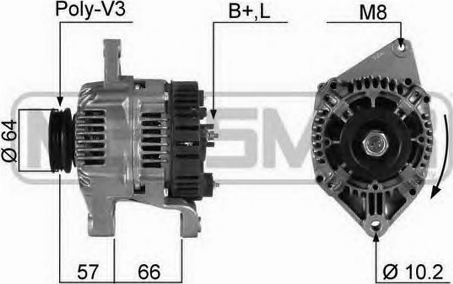 Messmer 210346 - Alternatore autozon.pro