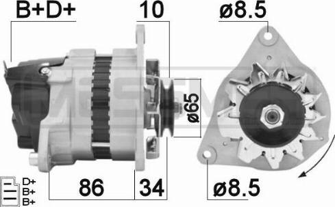 Messmer 210343A - Alternatore autozon.pro