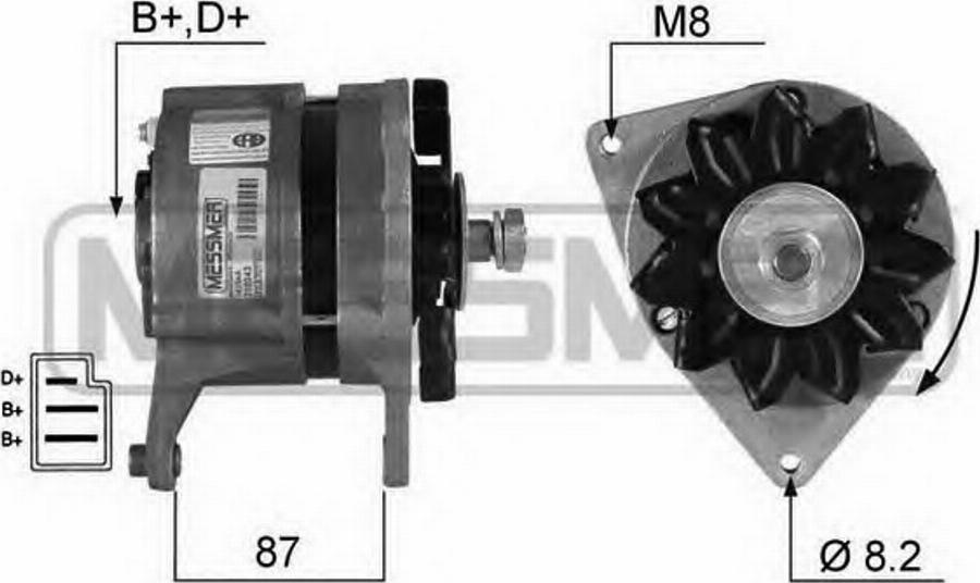 Messmer 210343 - Alternatore autozon.pro