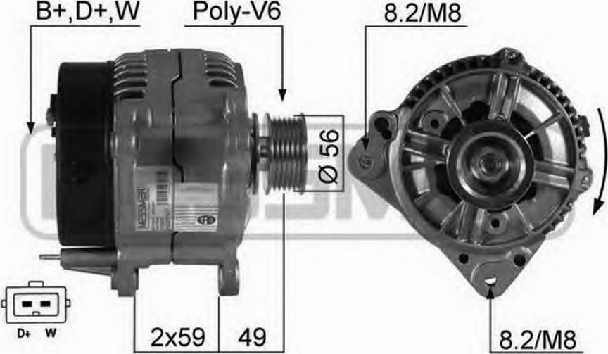 Messmer 210351 - Alternatore autozon.pro