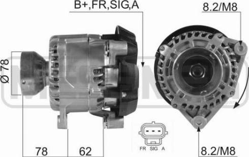 Messmer 210366A - Alternatore autozon.pro