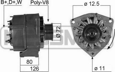 Messmer 210307A - Alternatore autozon.pro