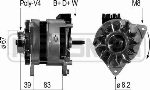 Messmer 210335A - Alternatore autozon.pro