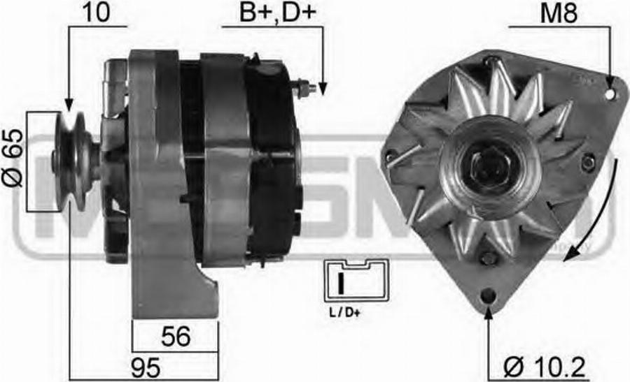 Messmer 210336 - Alternatore autozon.pro