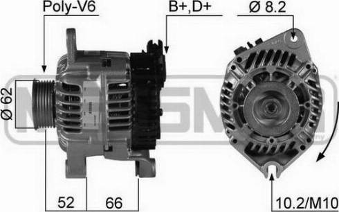 Messmer 210337R - Alternatore autozon.pro