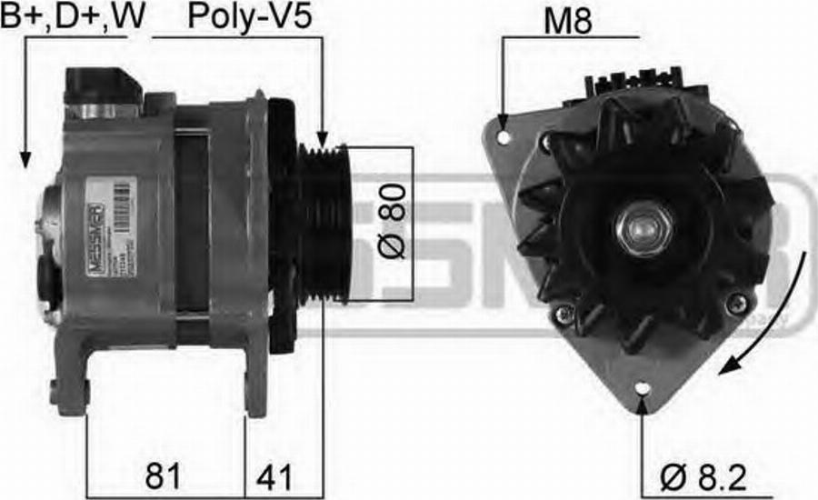 Messmer 210245 - Alternatore autozon.pro