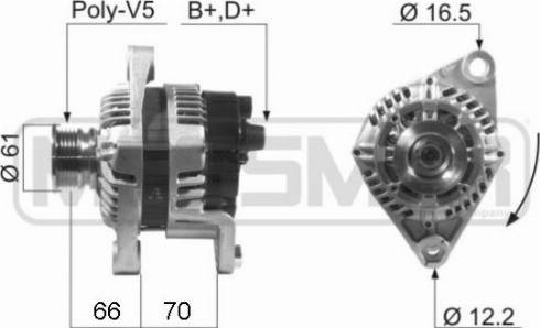 Messmer 210254A - Alternatore autozon.pro