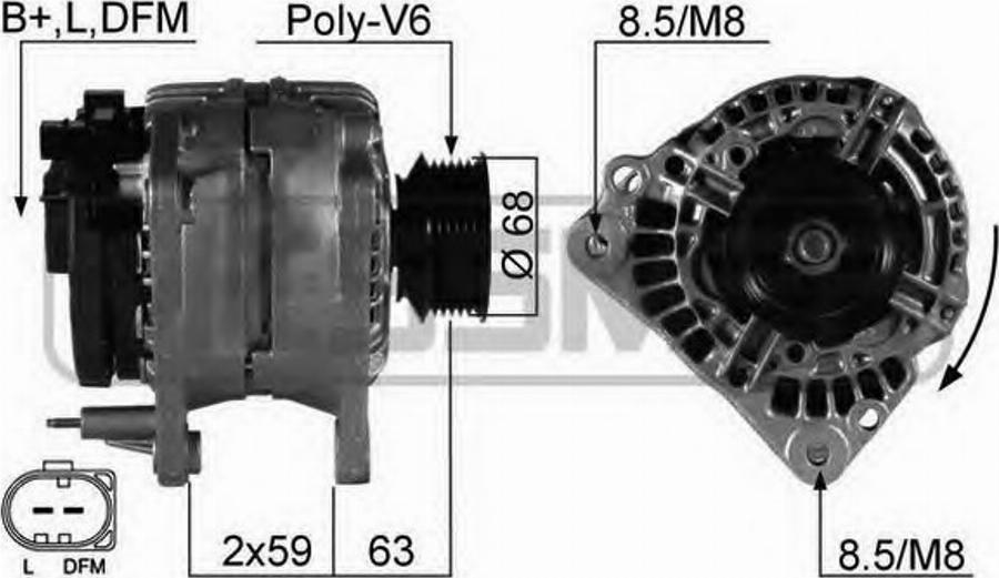 Messmer 210256 - Alternatore autozon.pro