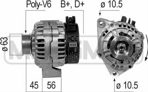 Messmer 210216A - Alternatore autozon.pro