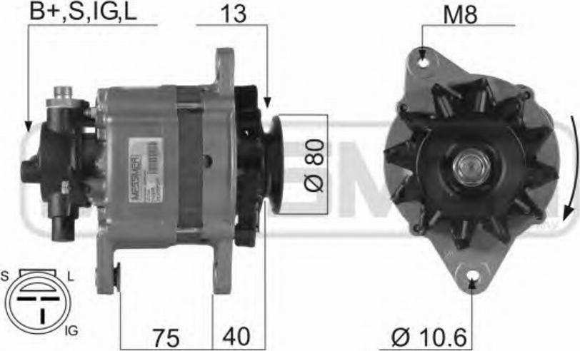 Messmer 210288 - Alternatore autozon.pro