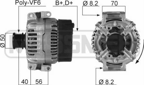 Messmer 210272A - Alternatore autozon.pro