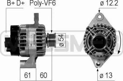 Messmer 210747 - Alternatore autozon.pro