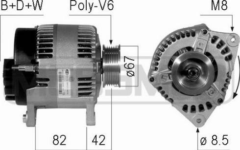 Messmer 210761A - Alternatore autozon.pro