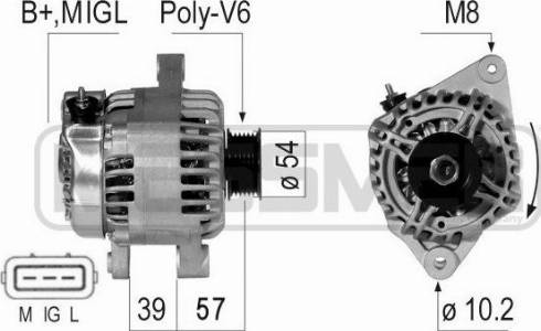 Messmer 210727A - Alternatore autozon.pro