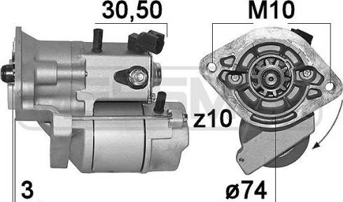 Messmer 220994A - Motorino d'avviamento autozon.pro