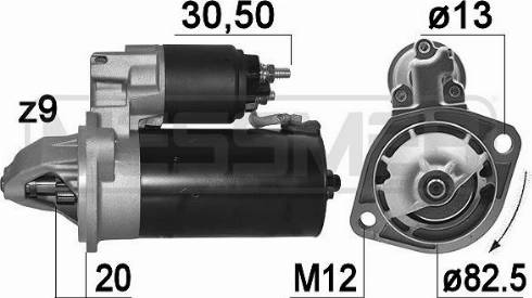 Messmer 220991A - Motorino d'avviamento autozon.pro