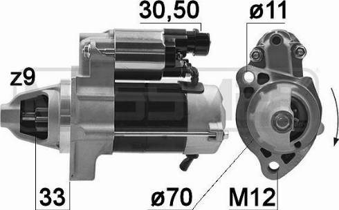 Messmer 220998A - Motorino d'avviamento autozon.pro