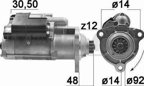 Messmer 220993 - Motorino d'avviamento autozon.pro