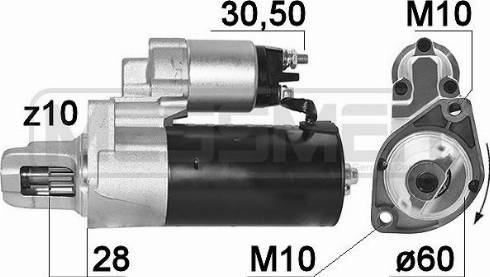 Messmer 220949A - Motorino d'avviamento autozon.pro