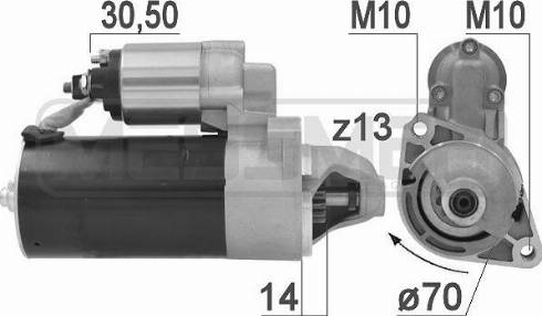 Messmer 220941A - Motorino d'avviamento autozon.pro