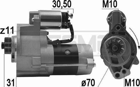 Messmer 220959A - Motorino d'avviamento autozon.pro