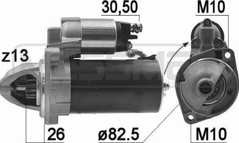 Messmer 220952A - Motorino d'avviamento autozon.pro