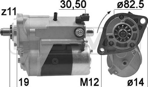 Messmer 220957A - Motorino d'avviamento autozon.pro