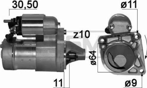 Messmer 220904 - Motorino d'avviamento autozon.pro