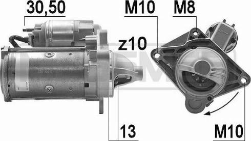 Messmer 220980 - Motorino d'avviamento autozon.pro