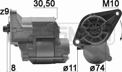 Messmer 220981A - Motorino d'avviamento autozon.pro