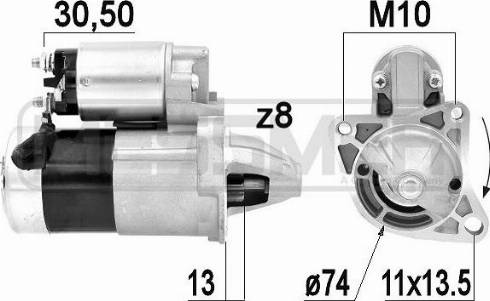 Messmer 220920A - Motorino d'avviamento autozon.pro